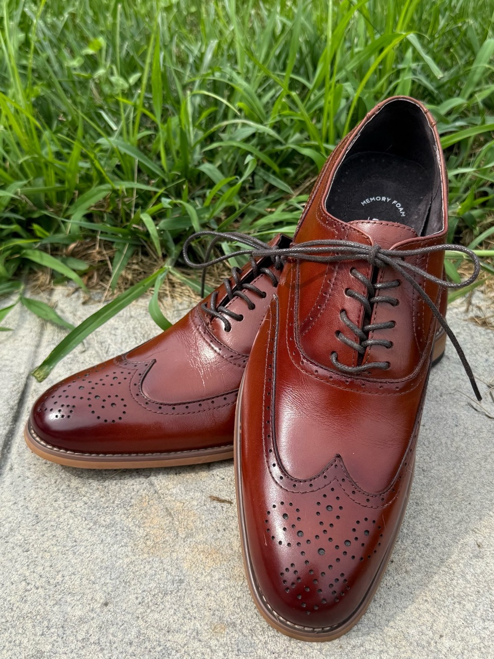 Stacy Adams Wingtip Learher Oxfords men’s 8 M
